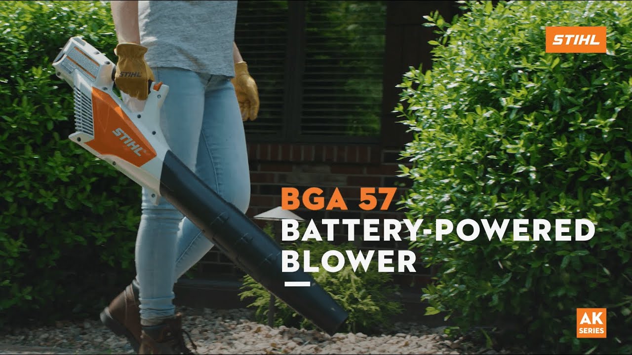 Battery Blower STIHL BGA 57 - Test / Review: The Garden Gurus