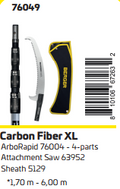BERGER HYBRID (CARBON) TELESCOPIC POLE SAW KIT 6.13M