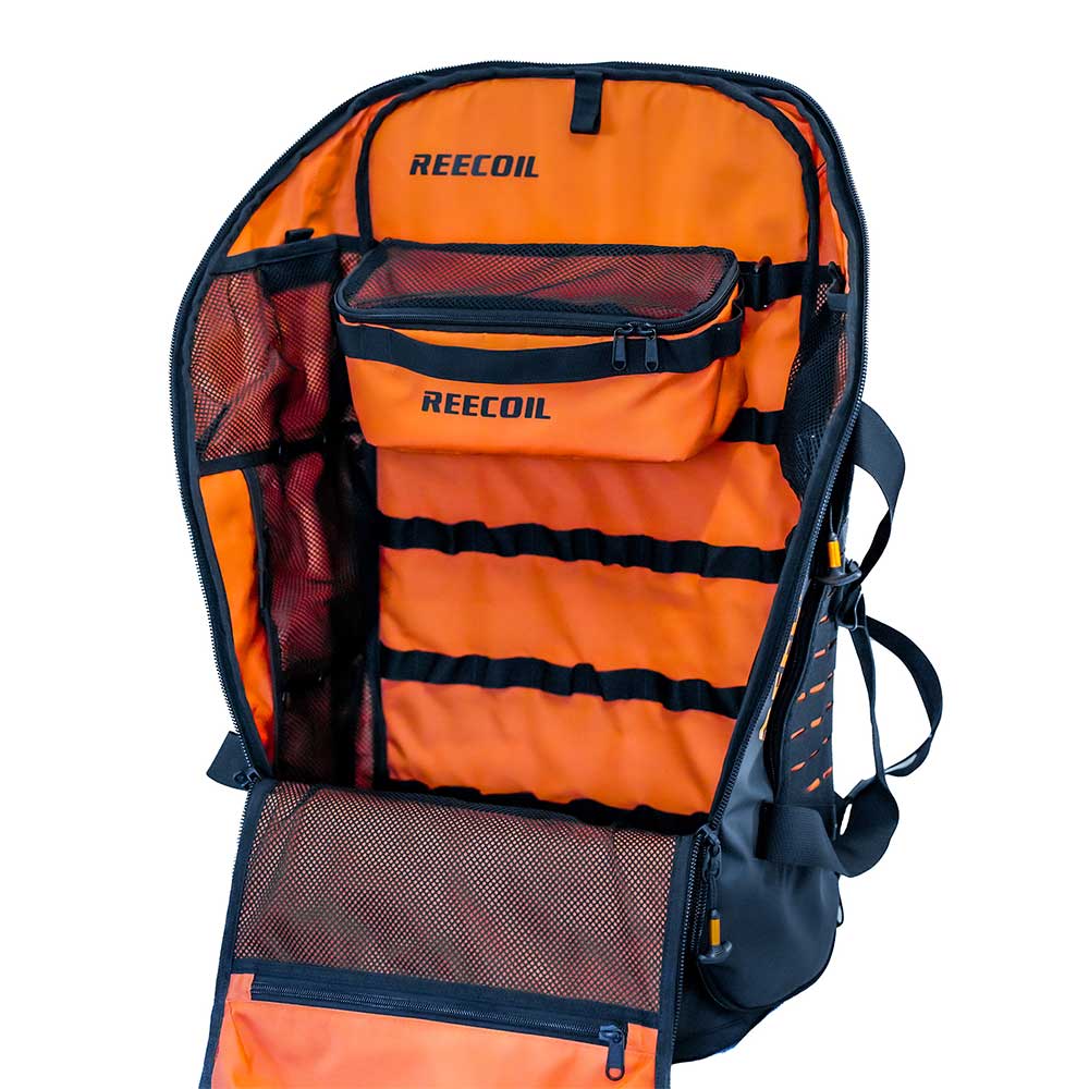 The BATWING™ 60 Kit Bag offers unmatched access, modular organisation, MOLLE compatibility and multiple carry options. Built for arborists, climbers and height-safety professionals. Available at Cannings. inside 3
