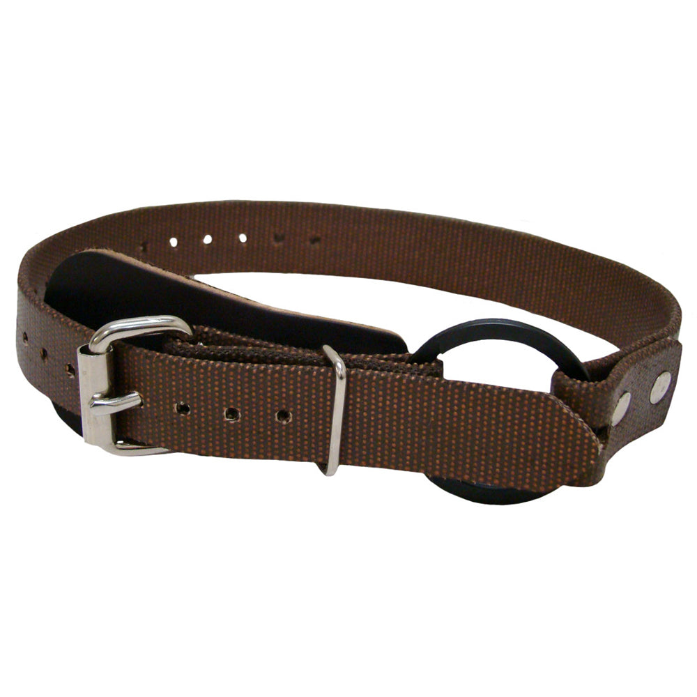 Buckingham two-piece climber foot straps are made from durable impregnated nylon with a split-ring design and adjustable buckle. Supplied as a pair.