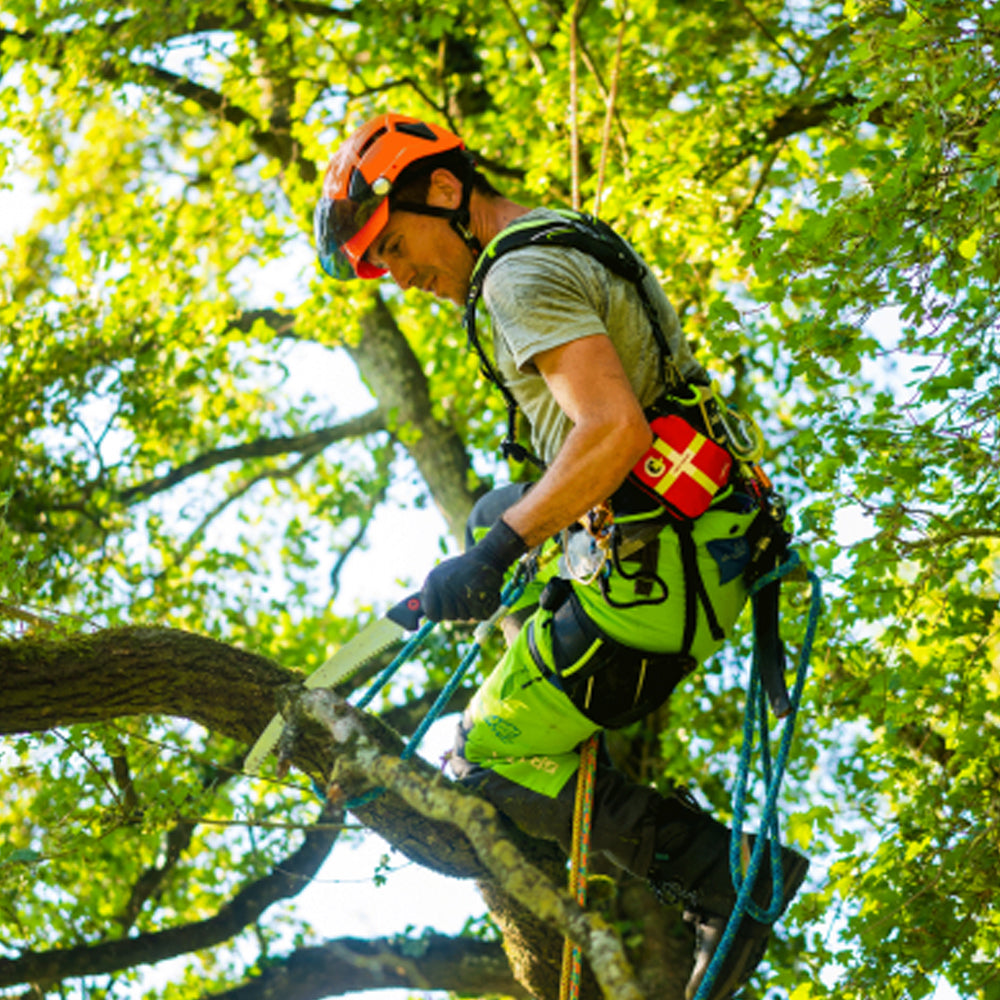 The Courant KOALA Arborist Harness combines lightweight comfort, breathable padding and practical features for professional tree climbing. Available from Cannings, specialists in arborist, landscaping and gardening equipment. 4