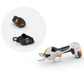 STIHL ASA 20 battery secateurs, part of the AS System. Includes battery and charger. Powerful, lightweight pruning tool for effortless cutting. Available at Cannings — your STIHL Elite Dealer.